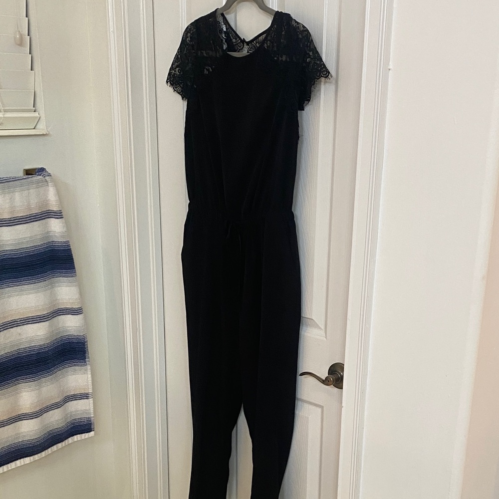 Elegant Black Lace Jumpsuit